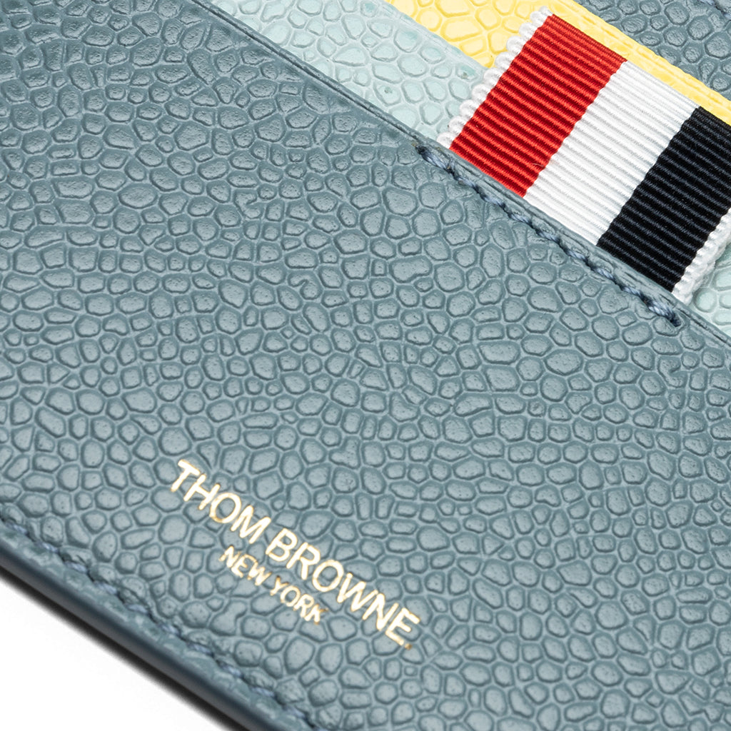 Single Card Holder w/ Note Compartment - Medium Blue
