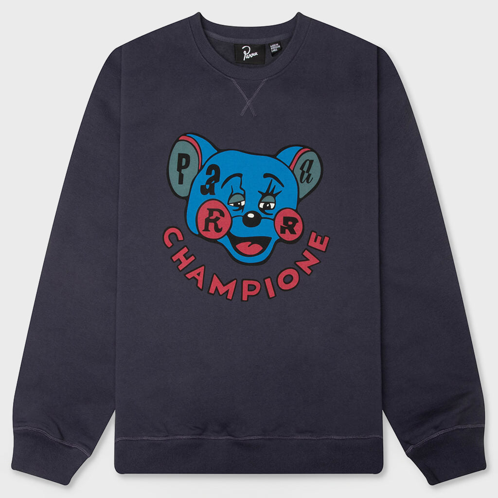 Tired Champione Crew Neck Sweatshirt - Grey