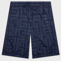 4G Shiny Bermuda Shorts - Navy