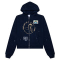 Treatment Center Zip Hooded Sweatshirt - Navy