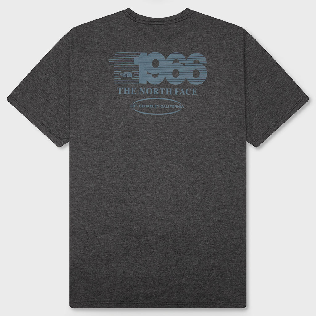 Tri-Blend Logo Play S/S Tee - TNF Black Heather