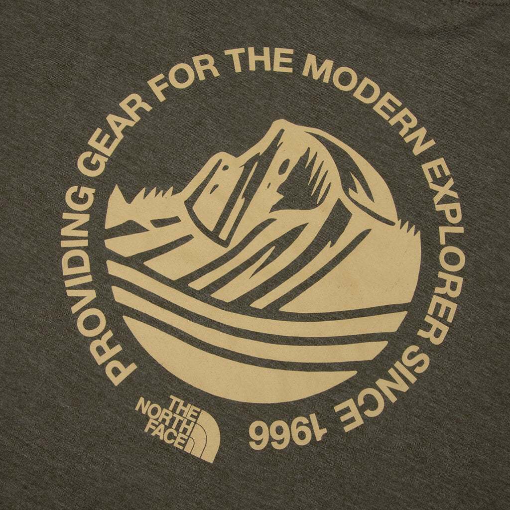 Tri-Blend Mountain Days S/S Tee - New Taupe/Green/White