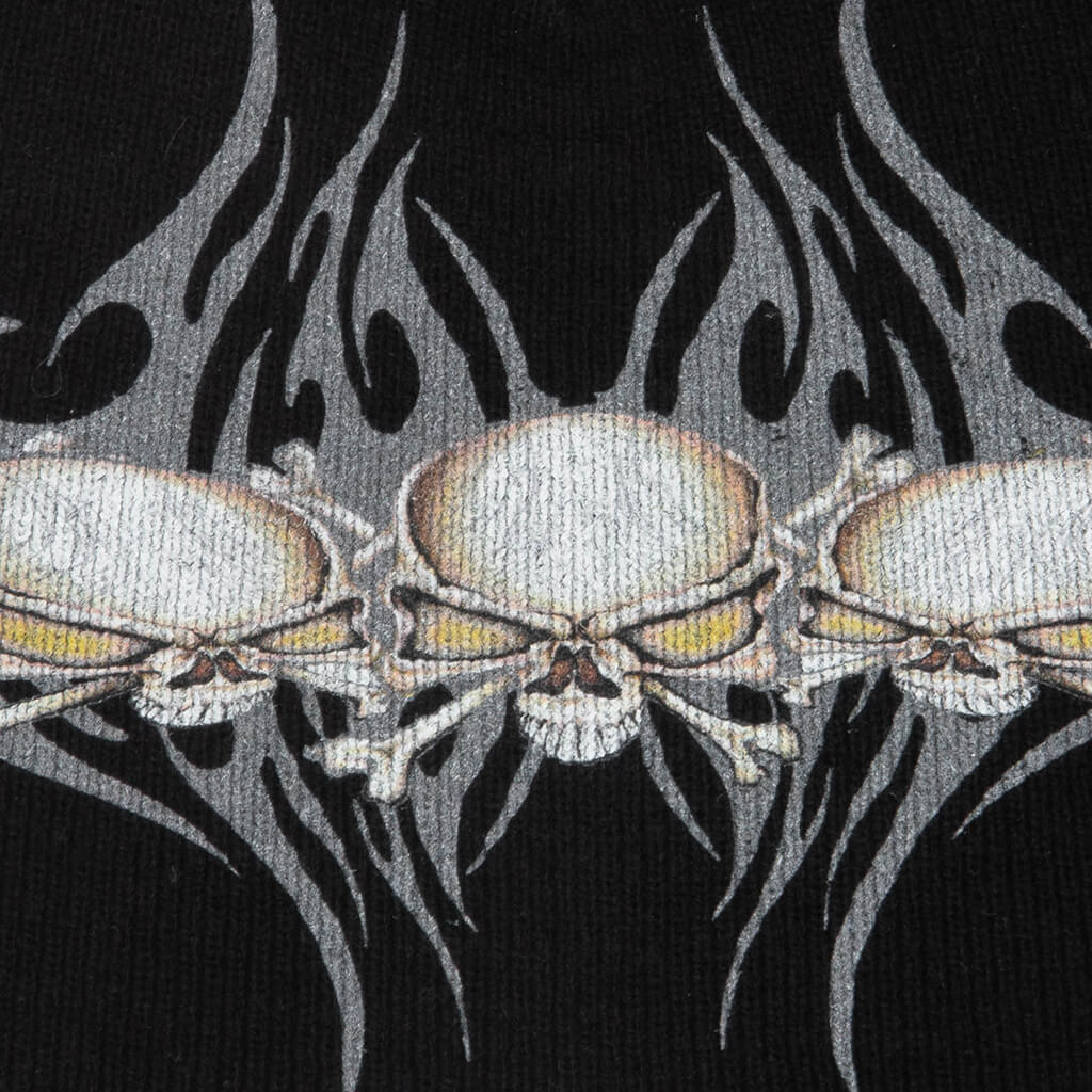 Tribal Skullz 2 Beanie - Black