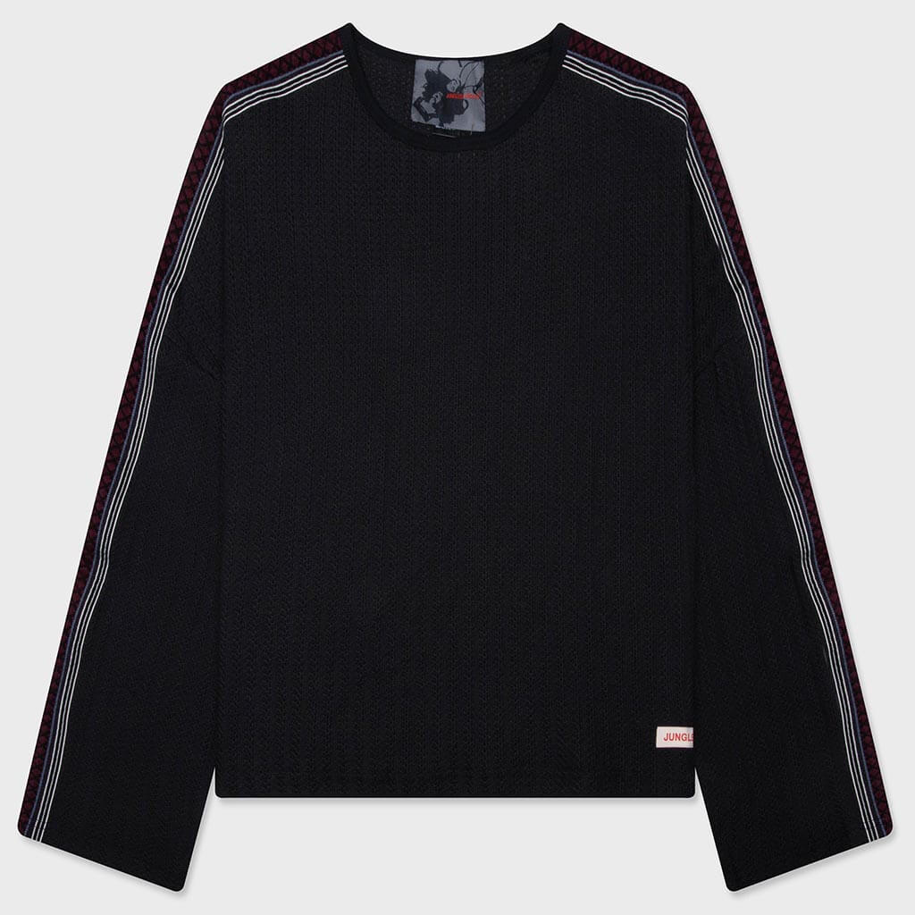 Triple Tape Knit - Black