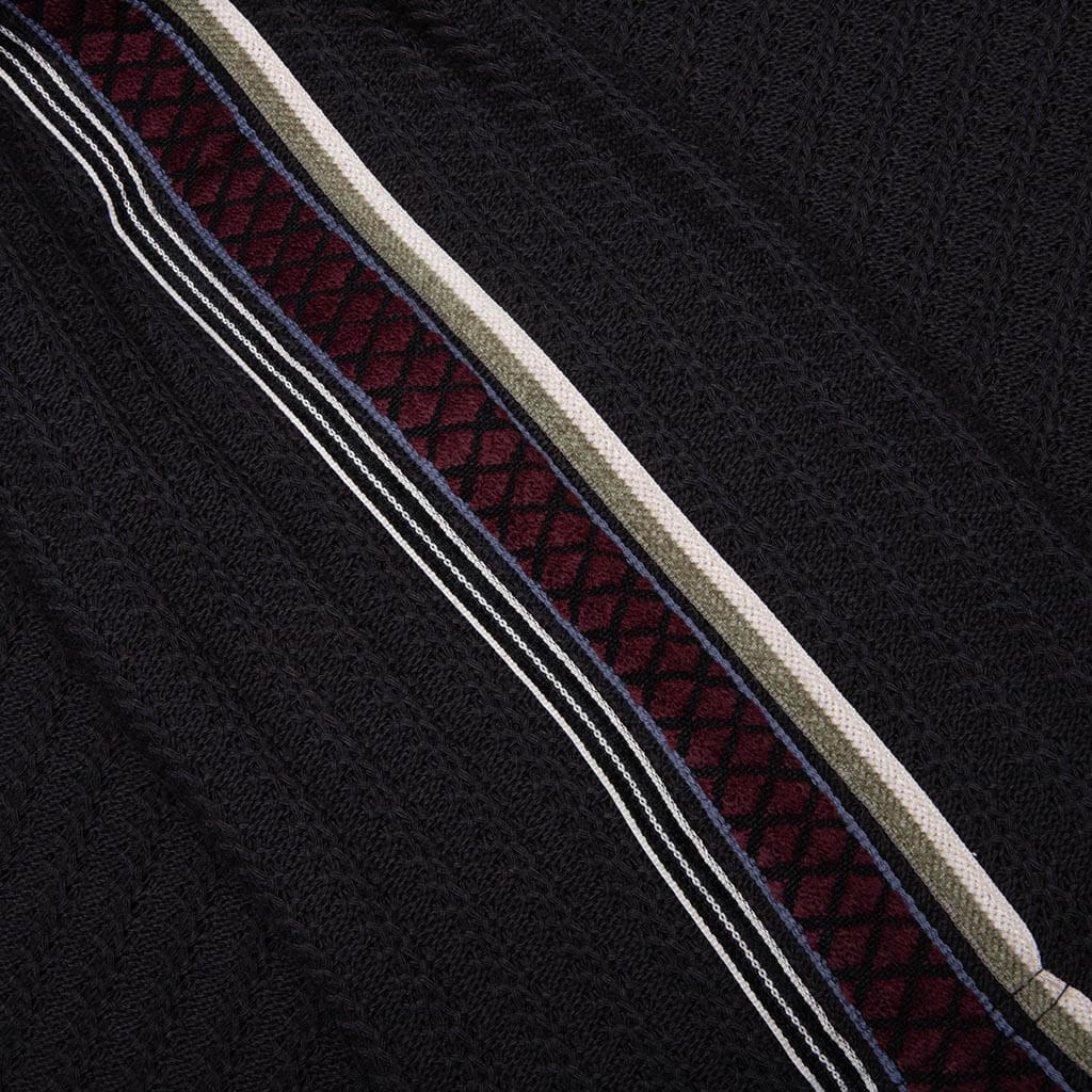 Triple Tape Knit - Black