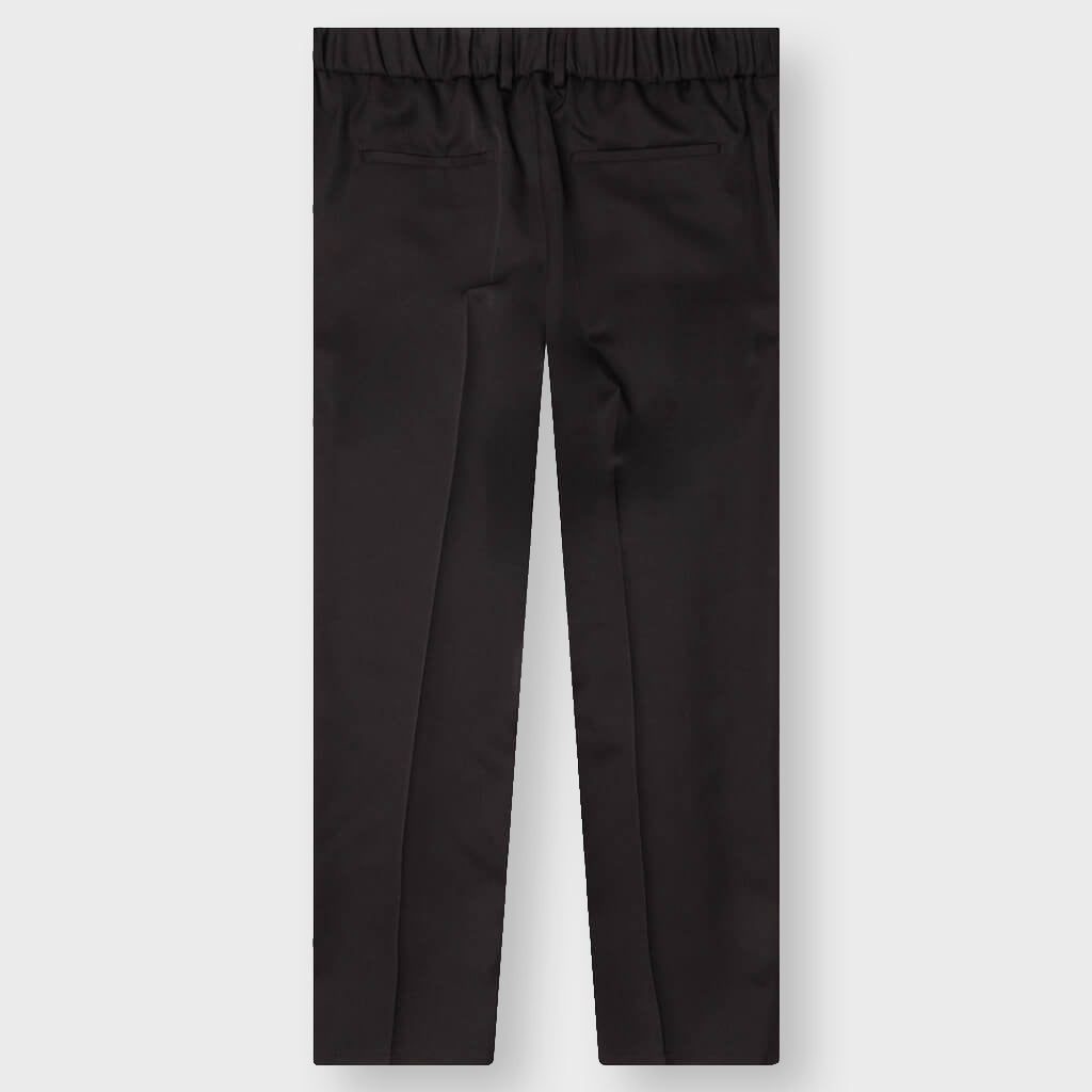 Straight Leg Gabardine Trouser D006 - Chocolate Brown