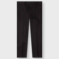 Straight Leg Gabardine Trouser D006 - Chocolate Brown