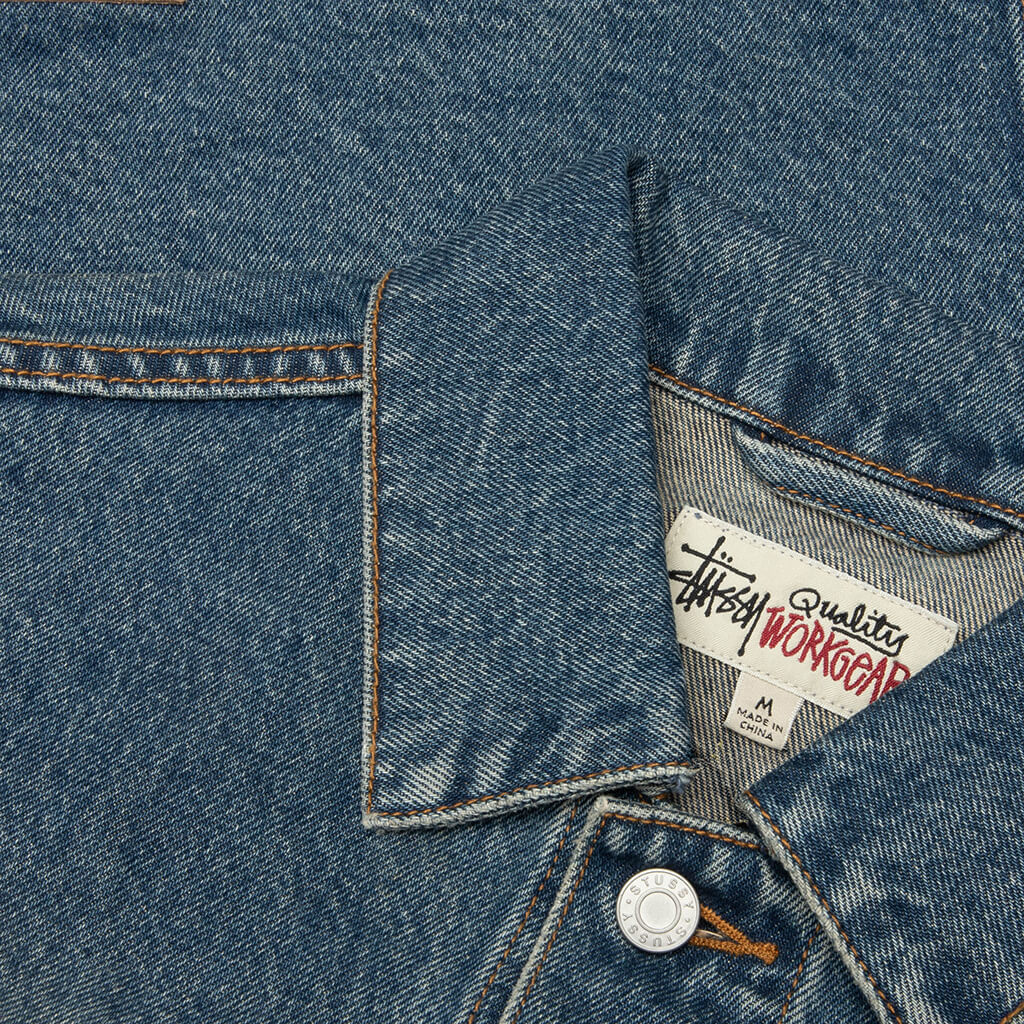 Trucker Denim Jacket - Dark Wash Indigo
