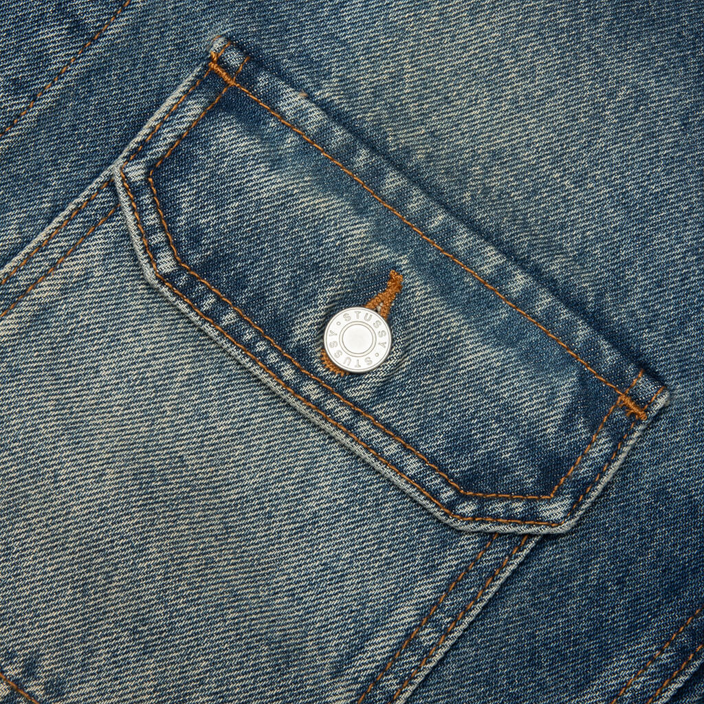 Trucker Denim Jacket - Dark Wash Indigo