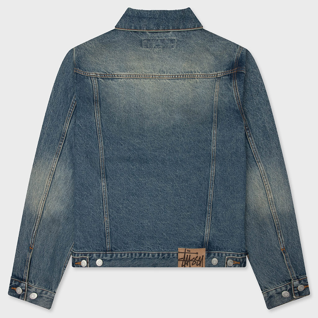 Trucker Denim Jacket - Dark Wash Indigo
