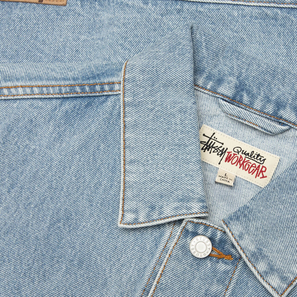 Trucker Denim Jacket - Light Wash Indigo