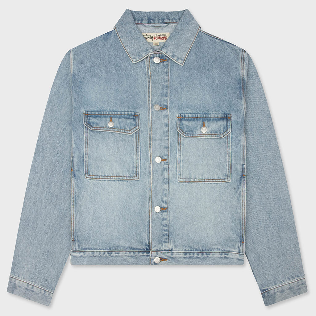 Trucker Denim Jacket - Light Wash Indigo