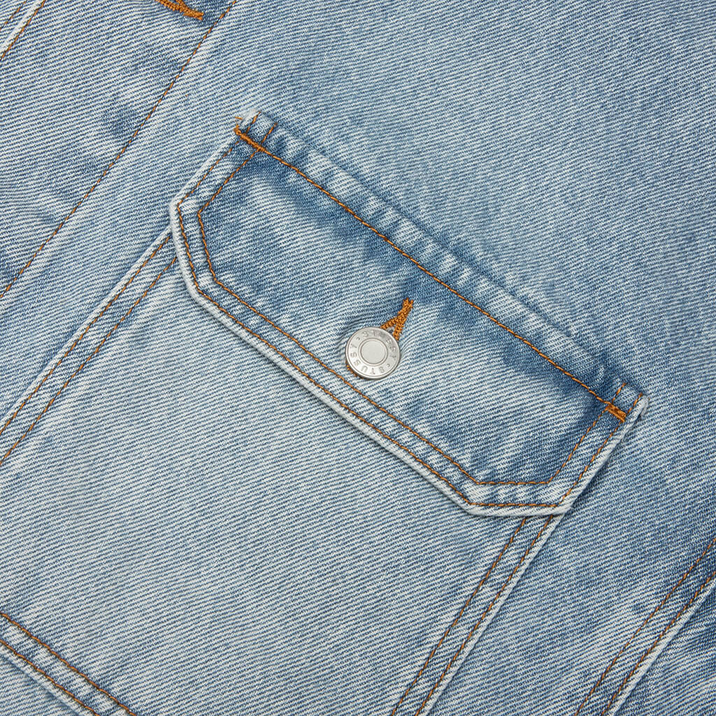 Trucker Denim Jacket - Light Wash Indigo