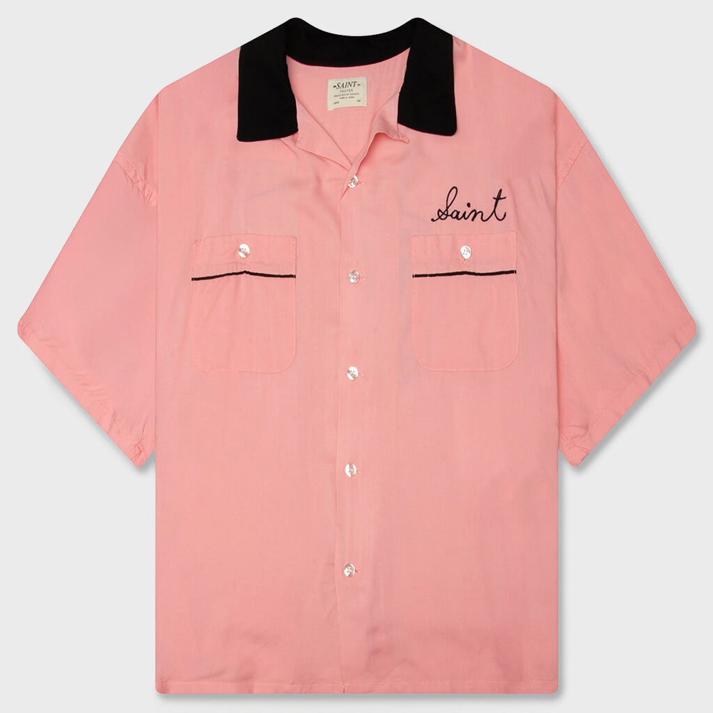 Trump Bowling Shirt - Pink