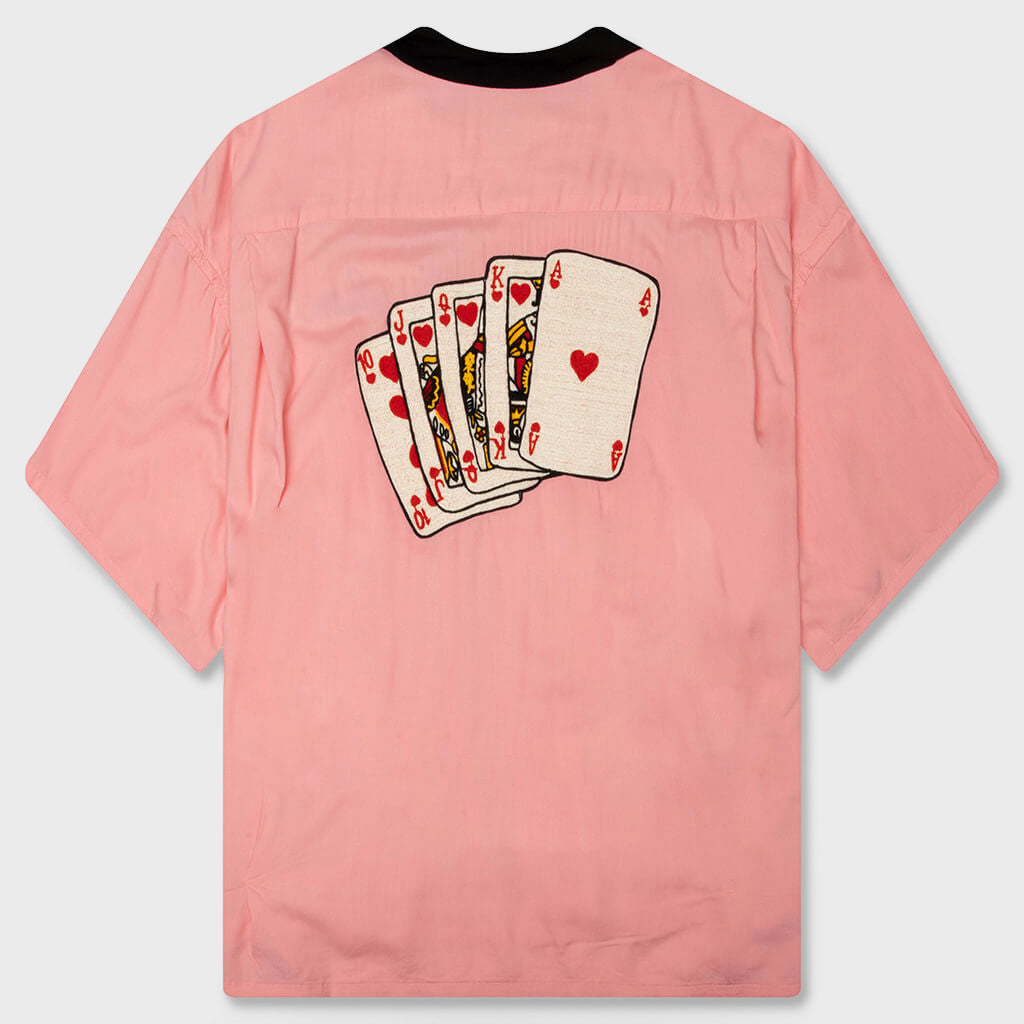 Trump Bowling Shirt - Pink