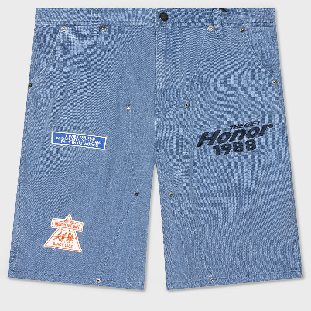 Twill Carpenter Short - Blue