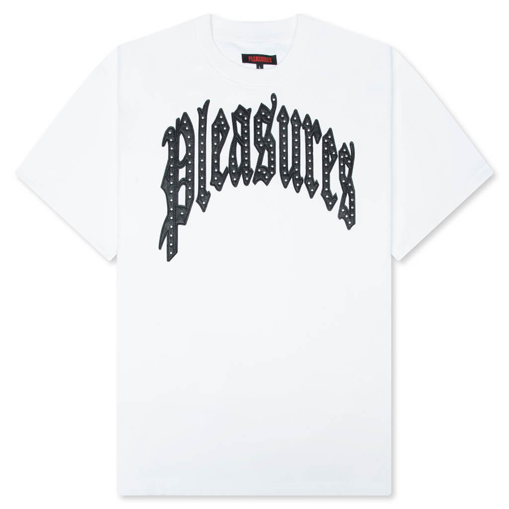 Twitch Studded Crewneck - White
