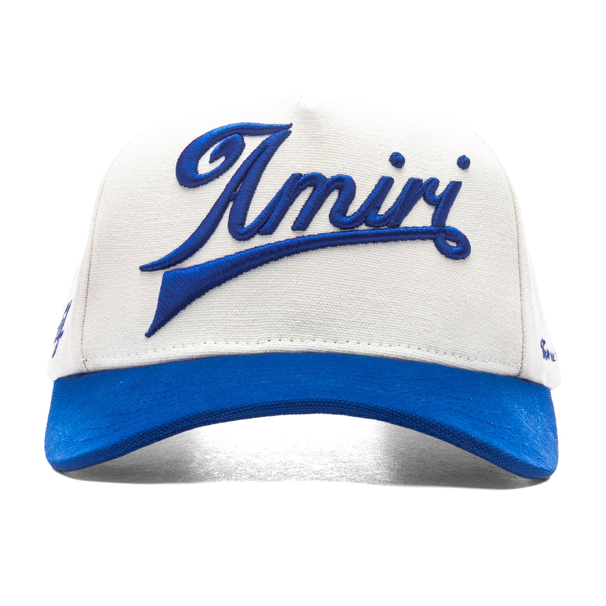 Two Tone Canvas Hat - True Blue