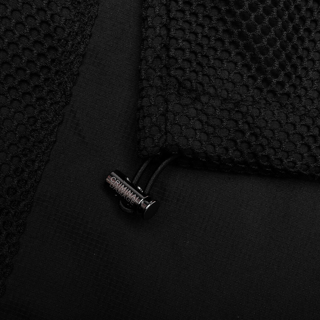 Tyson Mesh Panelled Pant - Black