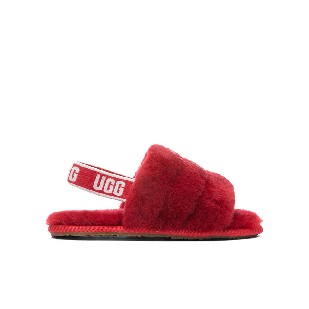 Toddlers Fluff Yeah Slide - Ribbon Red