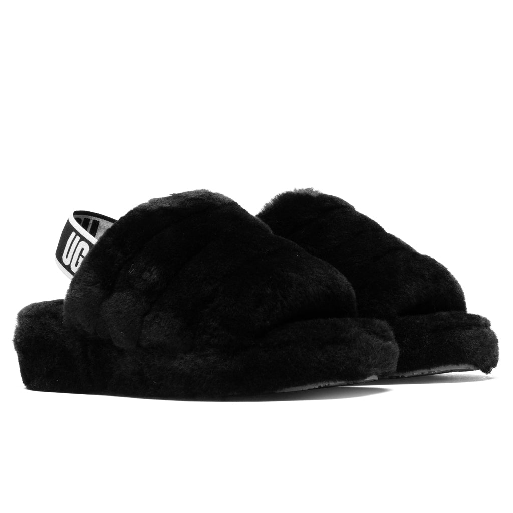 Women's Fluff Yeah Slide - Black