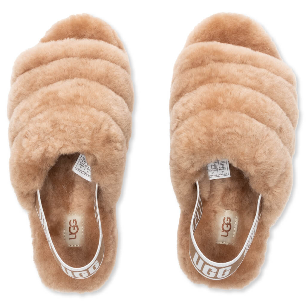 Women's Fluff Yeah Slide - Chestnut