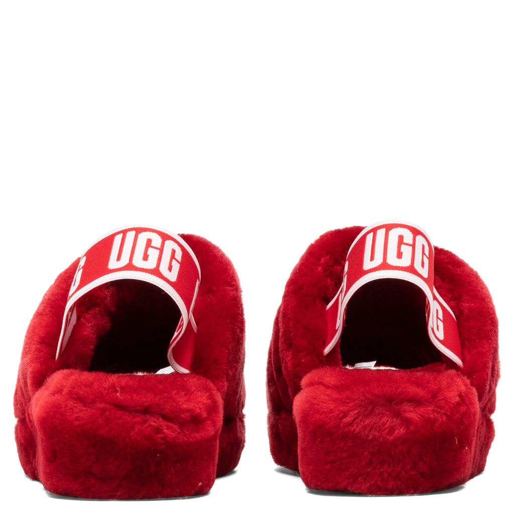 Women's Fluff Yeah Slide - Ribbon Red