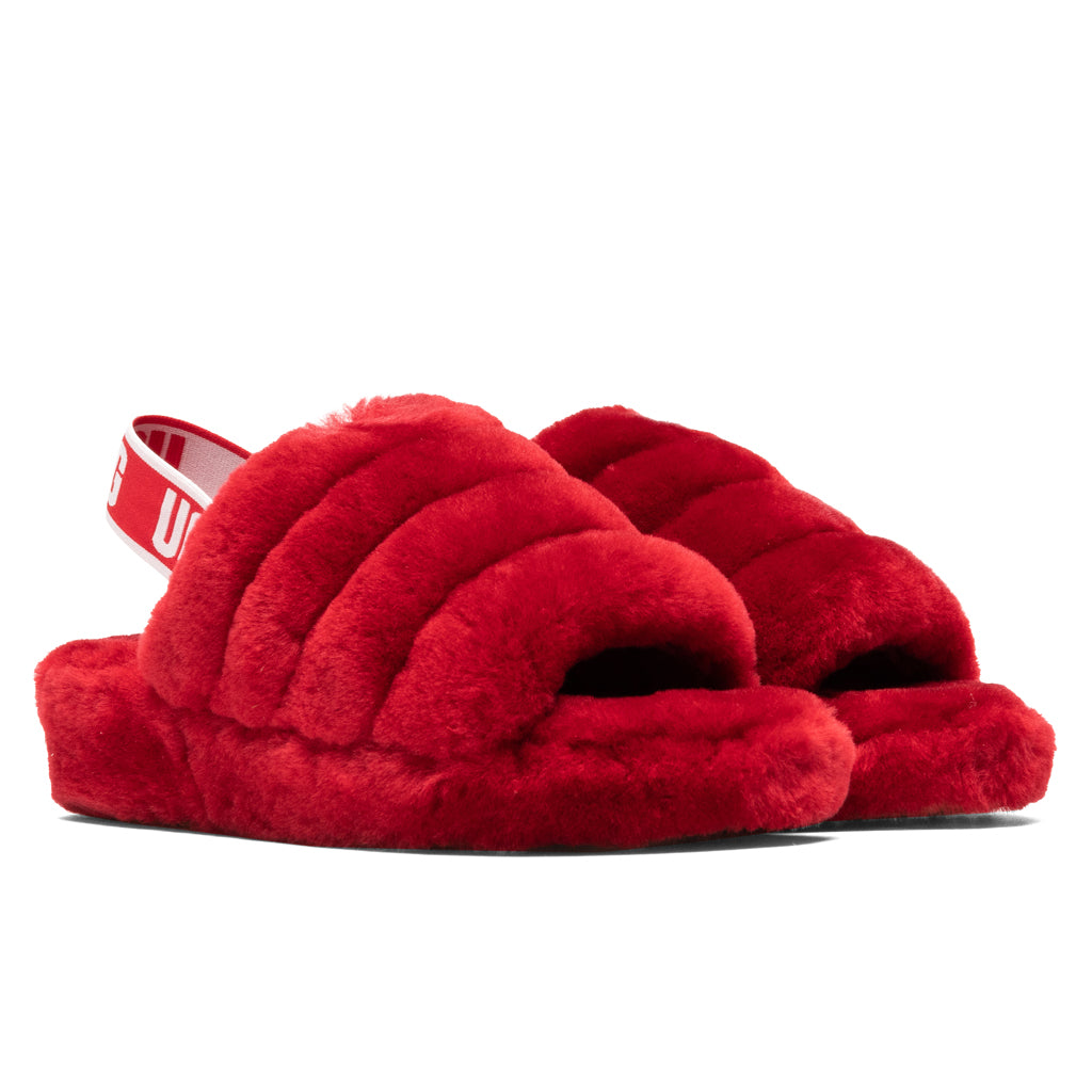 Women's Fluff Yeah Slide - Ribbon Red