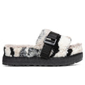 Women's Fluffita Cali Collage Slide - Black/Grey