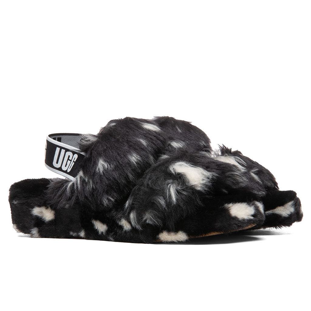 Women's Oh Yeah Spots Slide - Black