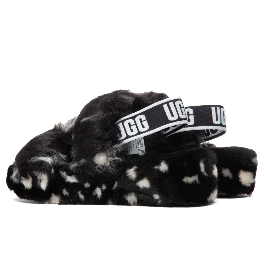 Women's Oh Yeah Spots Slide - Black