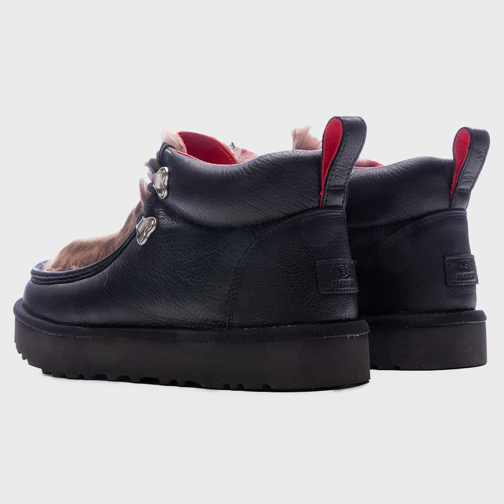Fur Plug Boot - Black