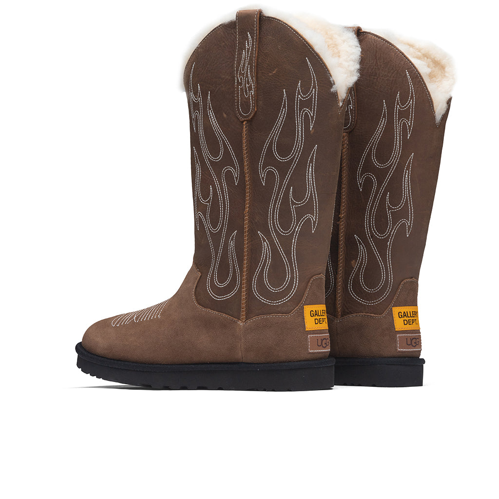 Stitched Boot - Brown