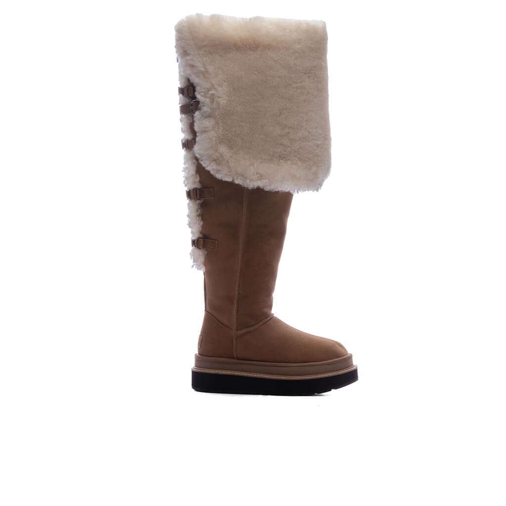Women's Thigh High Boot - Chestnut