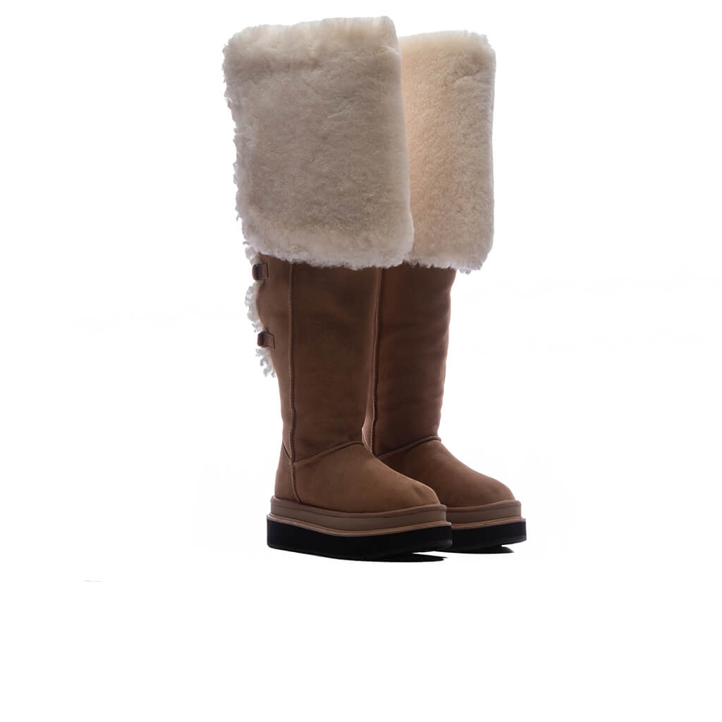Women's Thigh High Boot - Chestnut