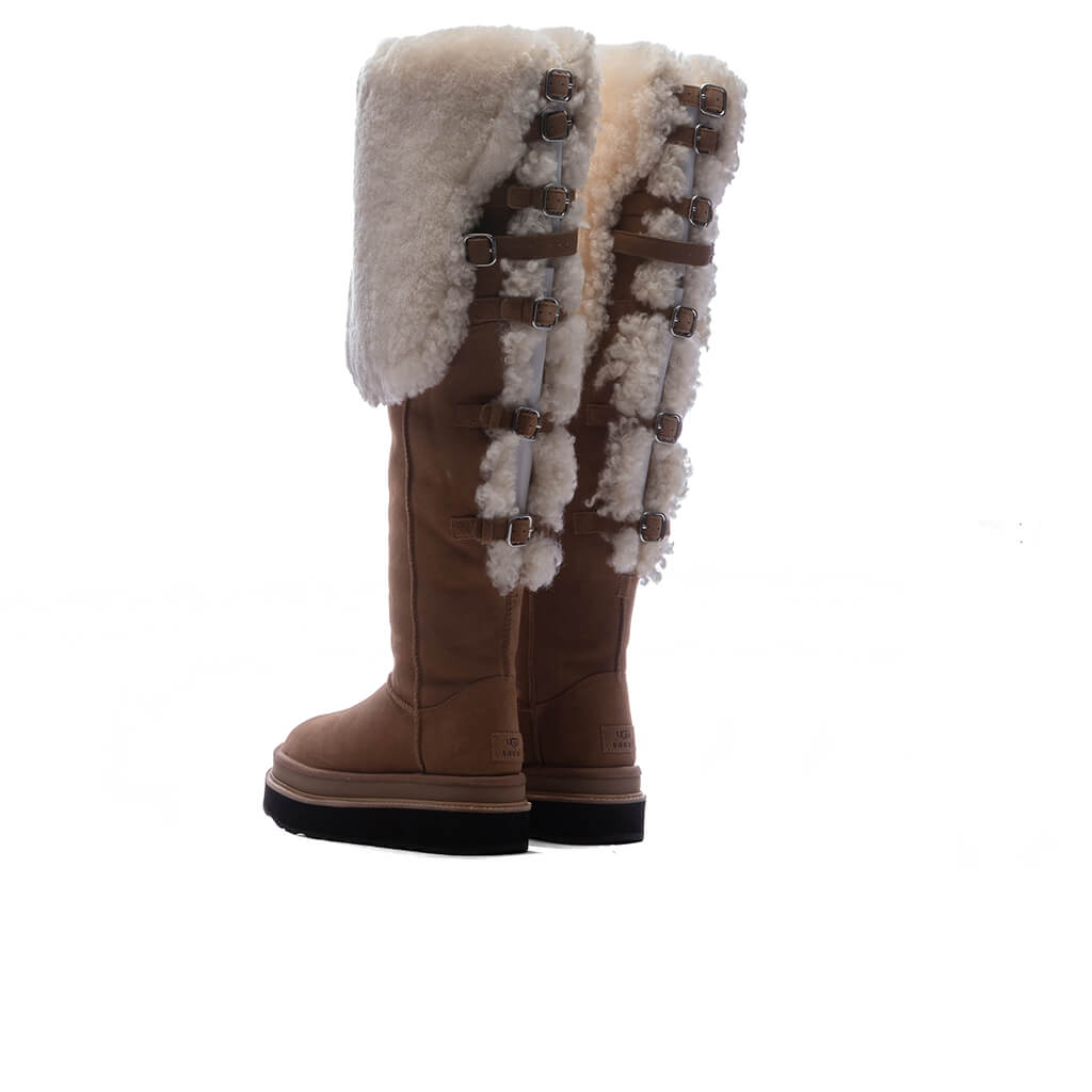 Women's Thigh High Boot - Chestnut