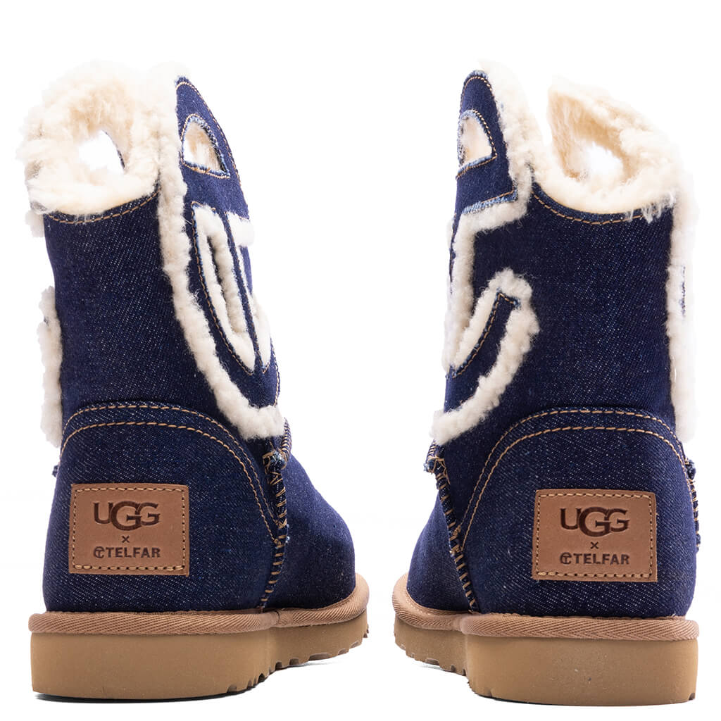 Logo Mini Boot - Indigo Denim