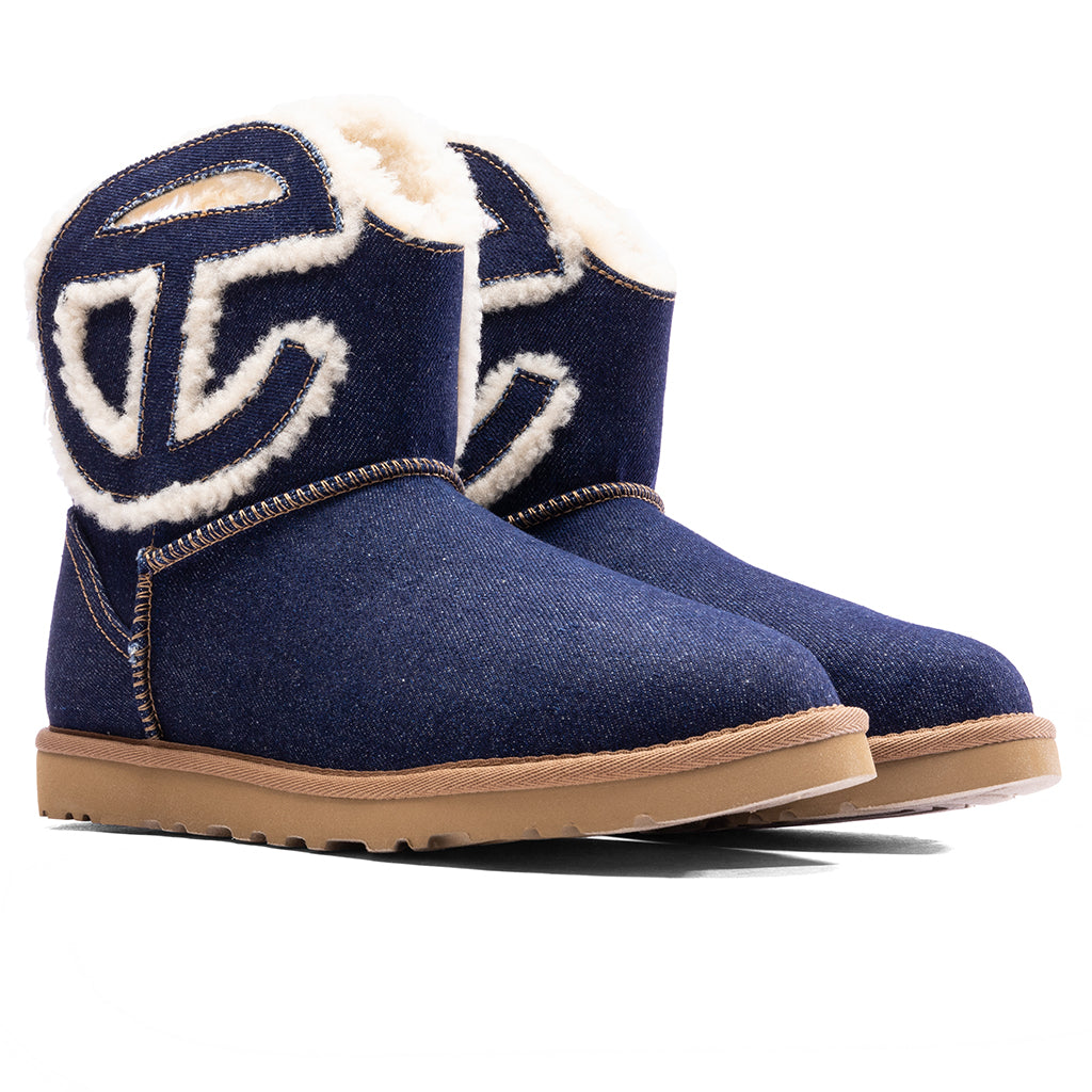 Logo Mini Boot - Indigo Denim