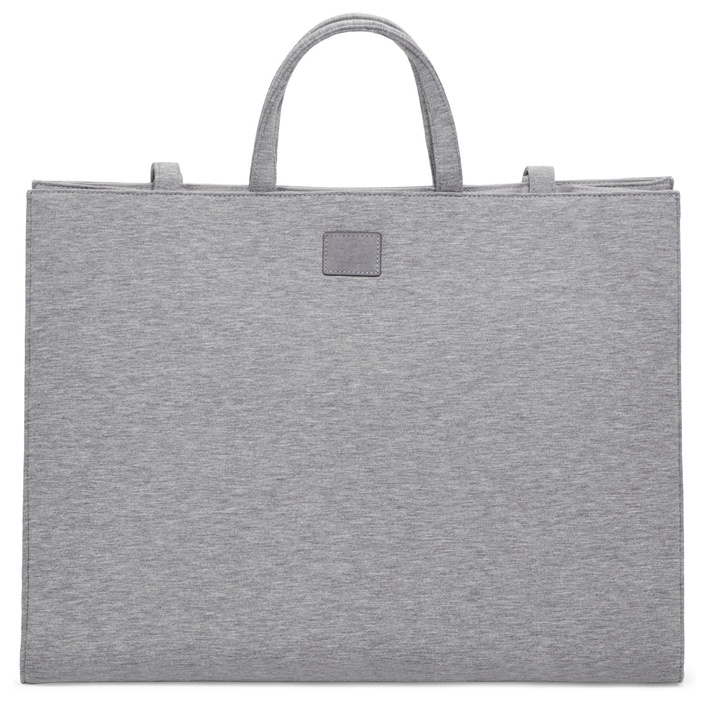 Large Fleece Shopper - Heather Grey