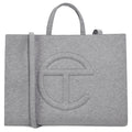 Large Fleece Shopper - Heather Grey