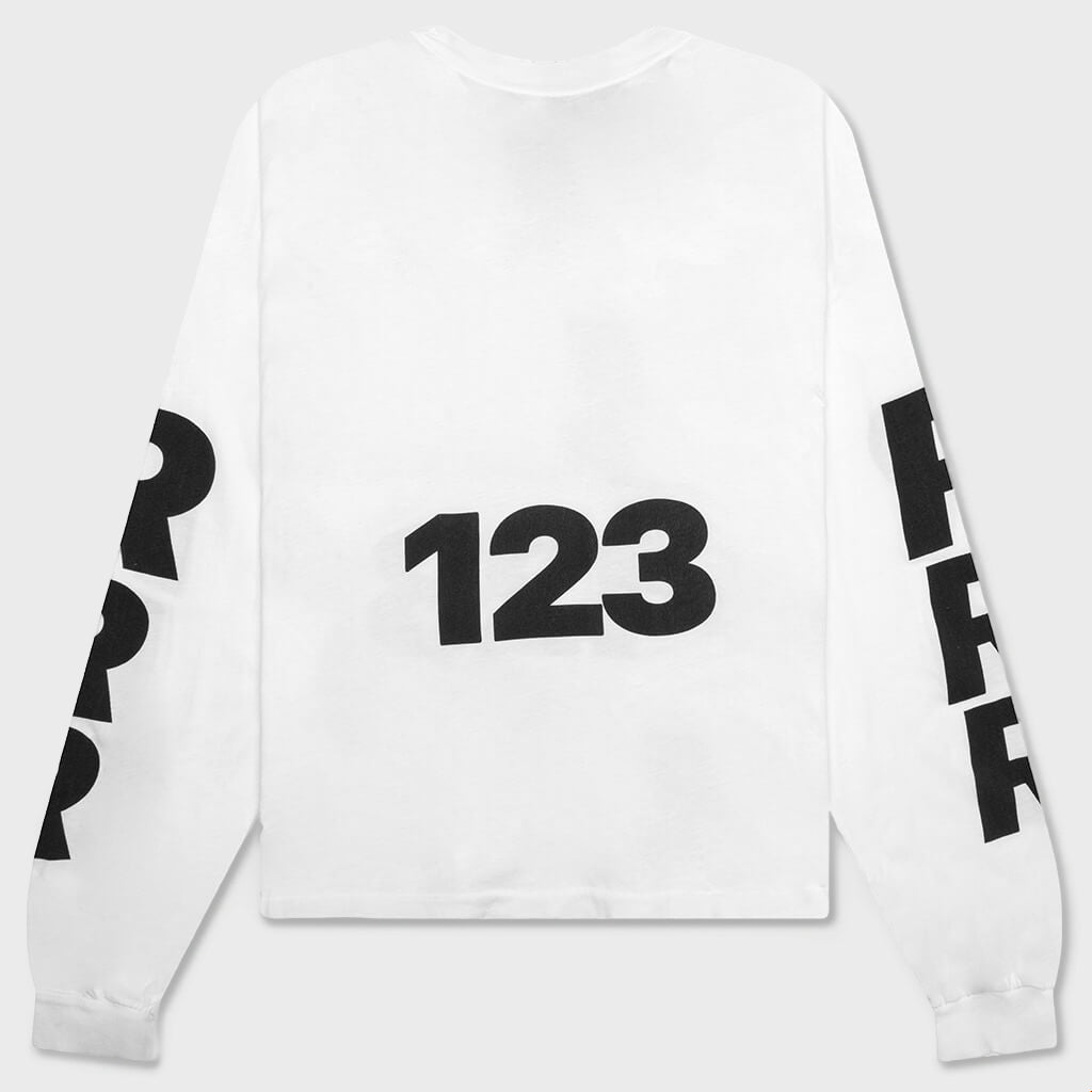 USO 123 Garden L/S Tee - Max White
