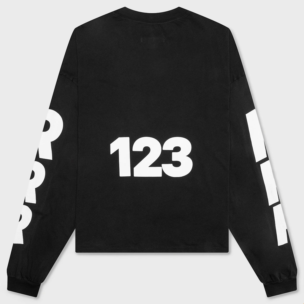 USO 123 Garden L/S Tee - Mechanic Black