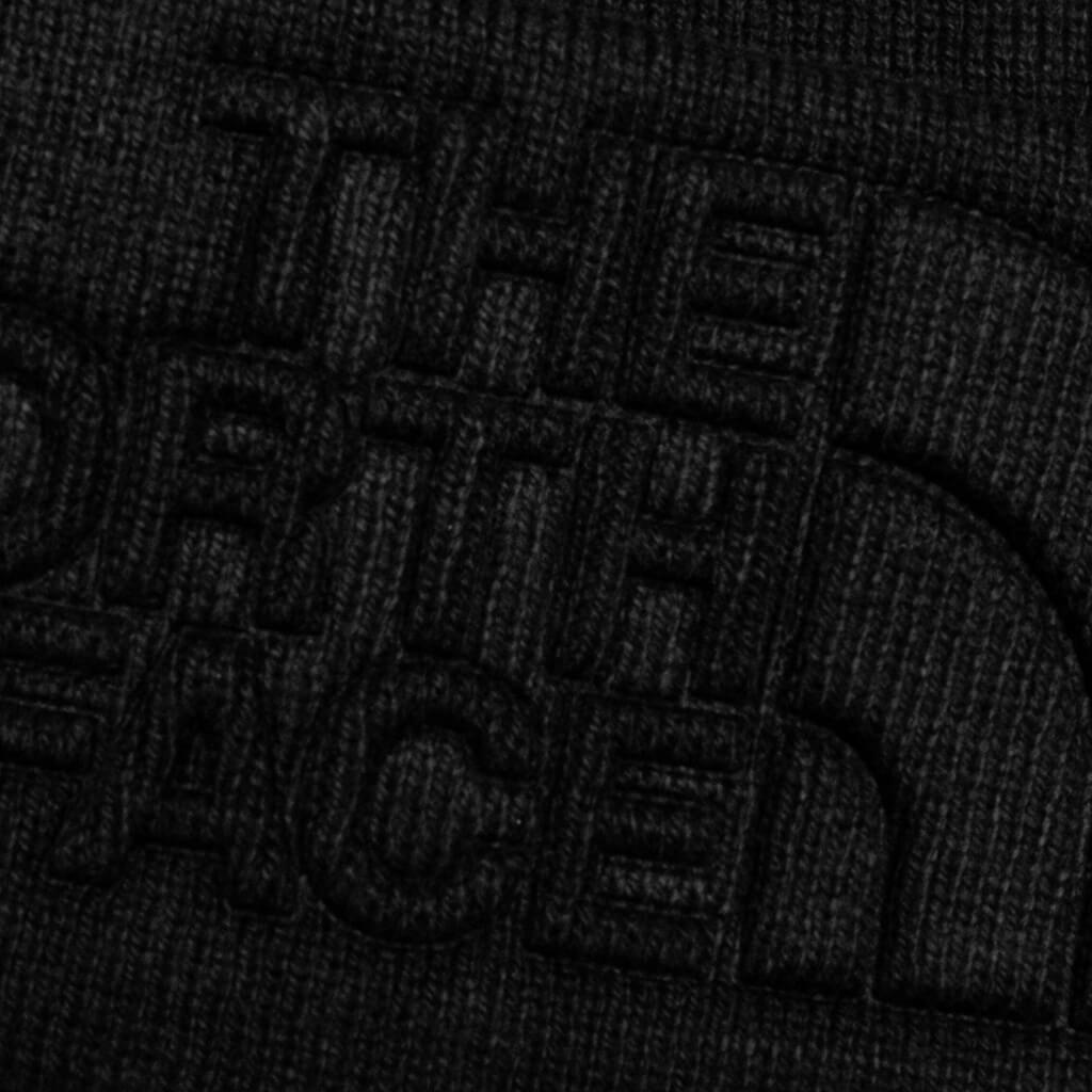 Urban Embossed Beanie - Black