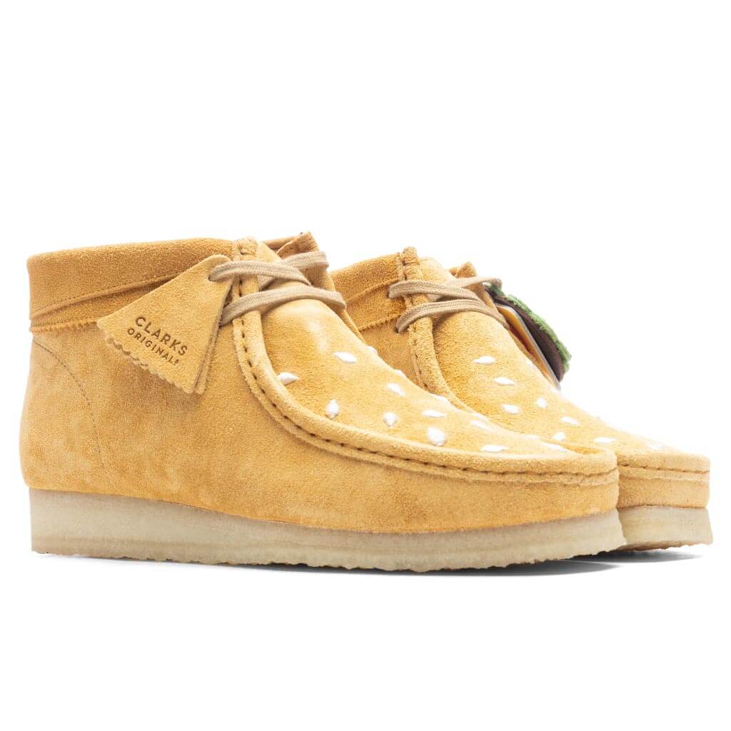 Embroidery Wallabee Boot - Tan