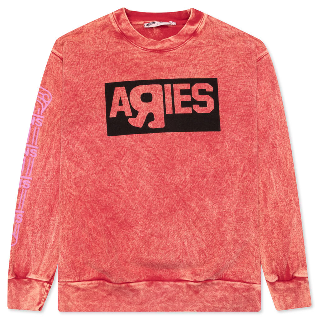 Women's Crew Sweatshirt - Red