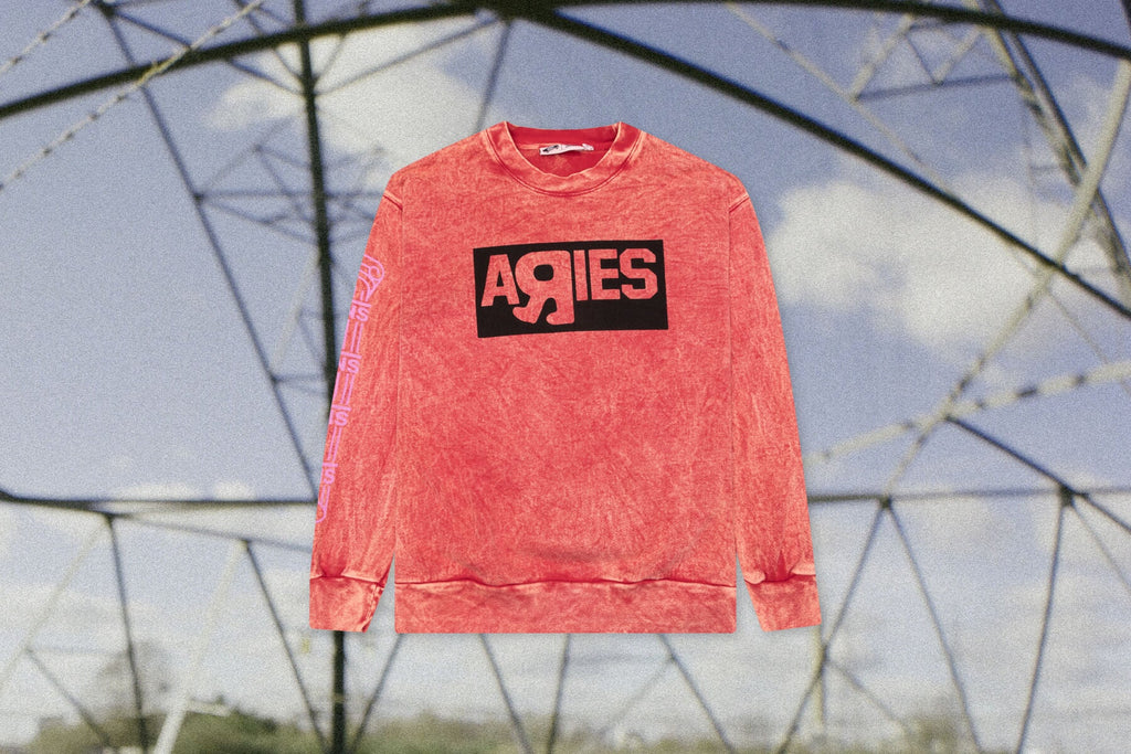 Women's Crew Sweatshirt - Red