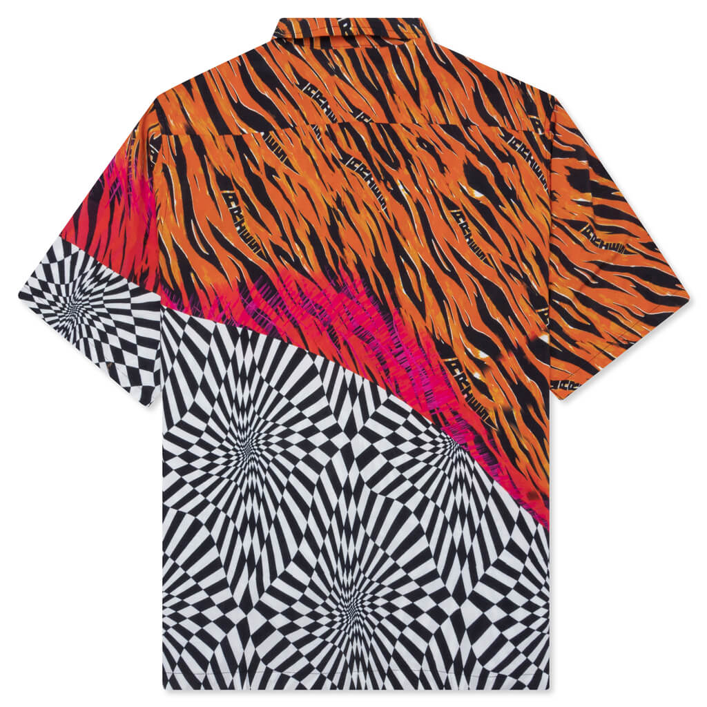 Women's Distorted Check Woven- Distort