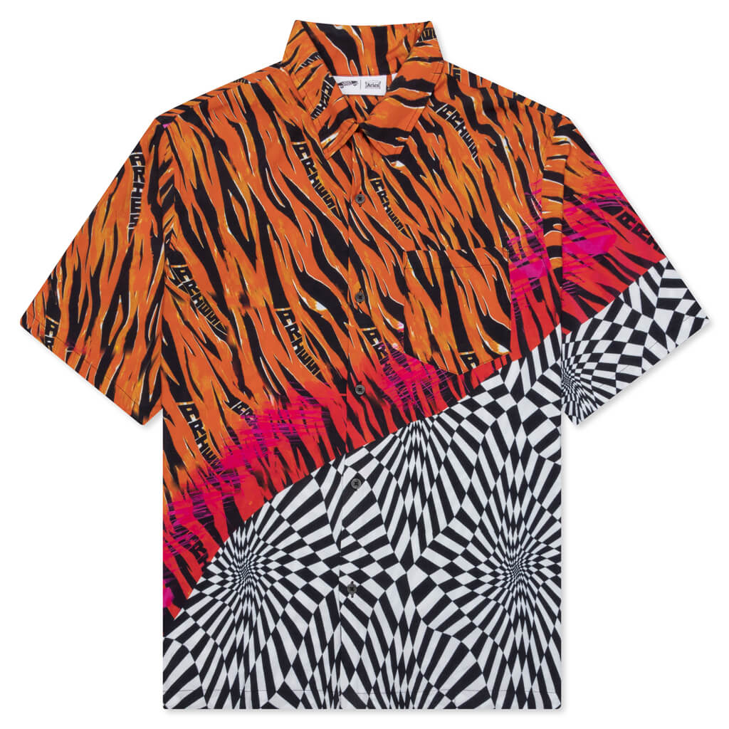 Women's Distorted Check Woven- Distort