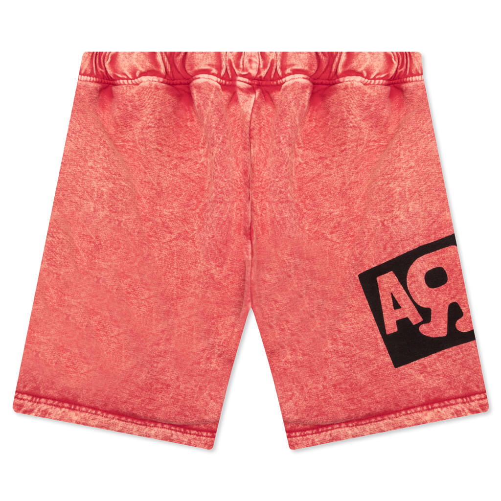Women's Fleece Shorts - Red