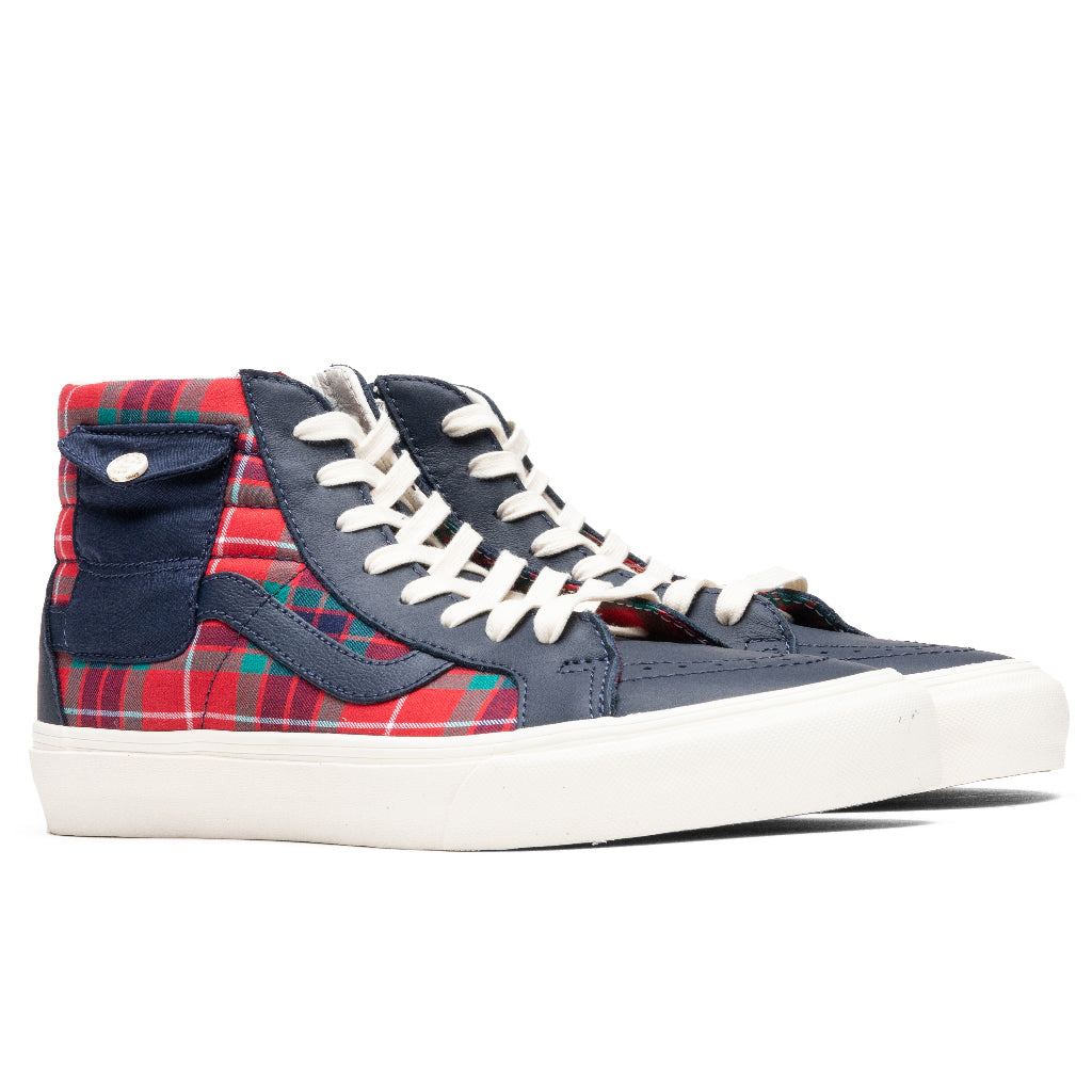 SK8-Hi Pocket VLT LX - Dress Blues/Tartan Plaid